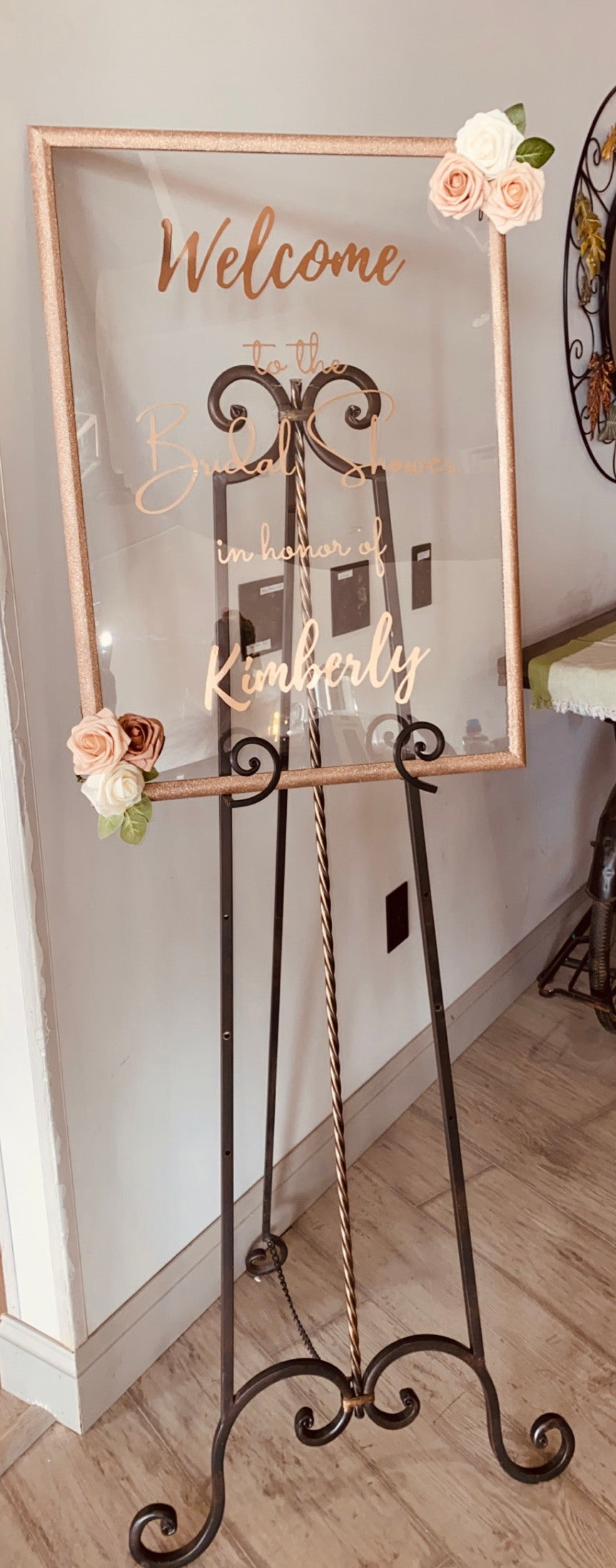 Acrylic Event Sign