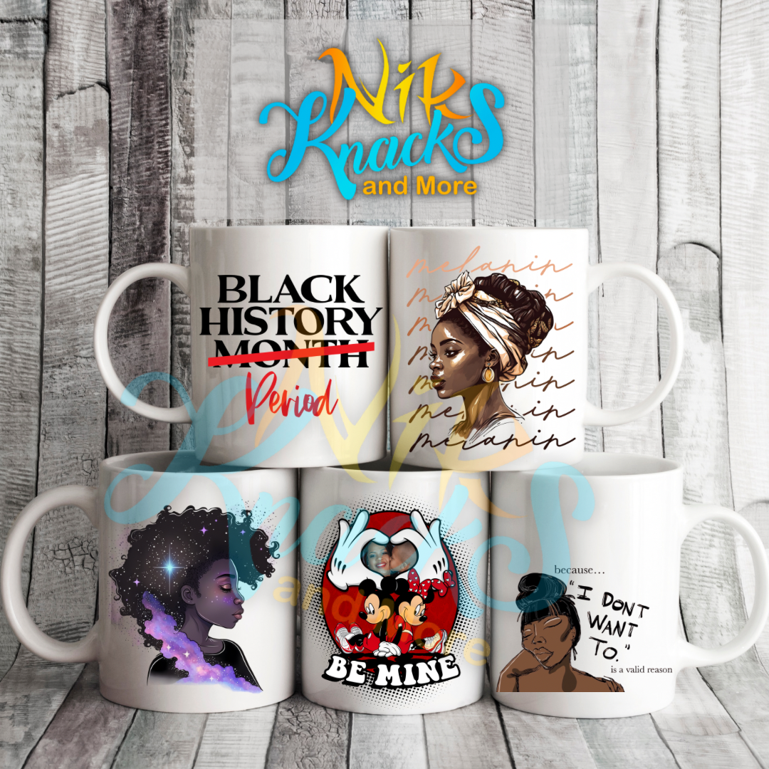 Coffee Mugs (Pre-made Designs)